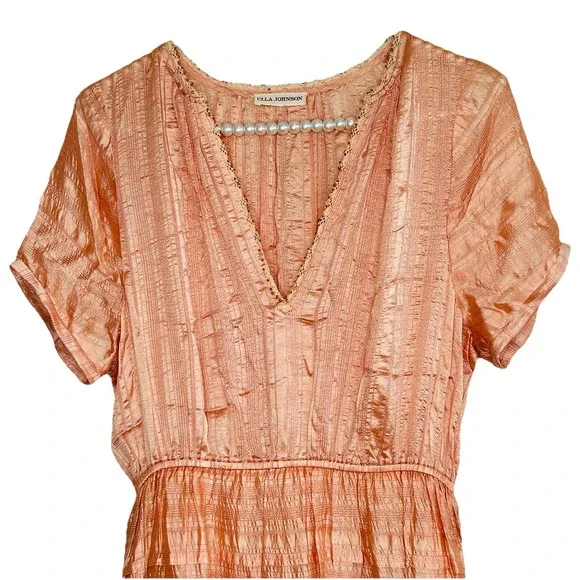 cream embroidered midi dress Cady Embroidered Cotton Midi Dress in Spring Rose Embroidery Cream